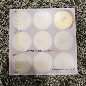 The White Barn Candle Co Real Essence Mango Mandarin 9ct Scented Tealights